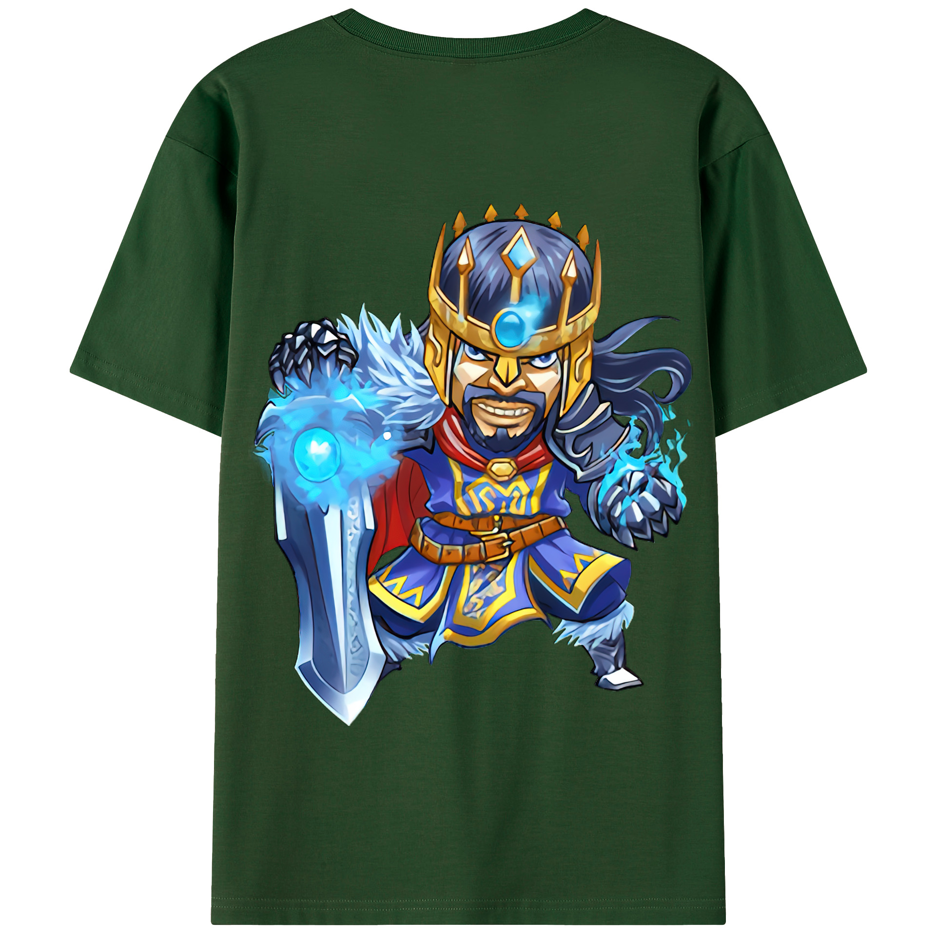 リーグ・オブ・レジェンド League of Legends LOL 綿100％半袖Tシャツ（背面プリント）